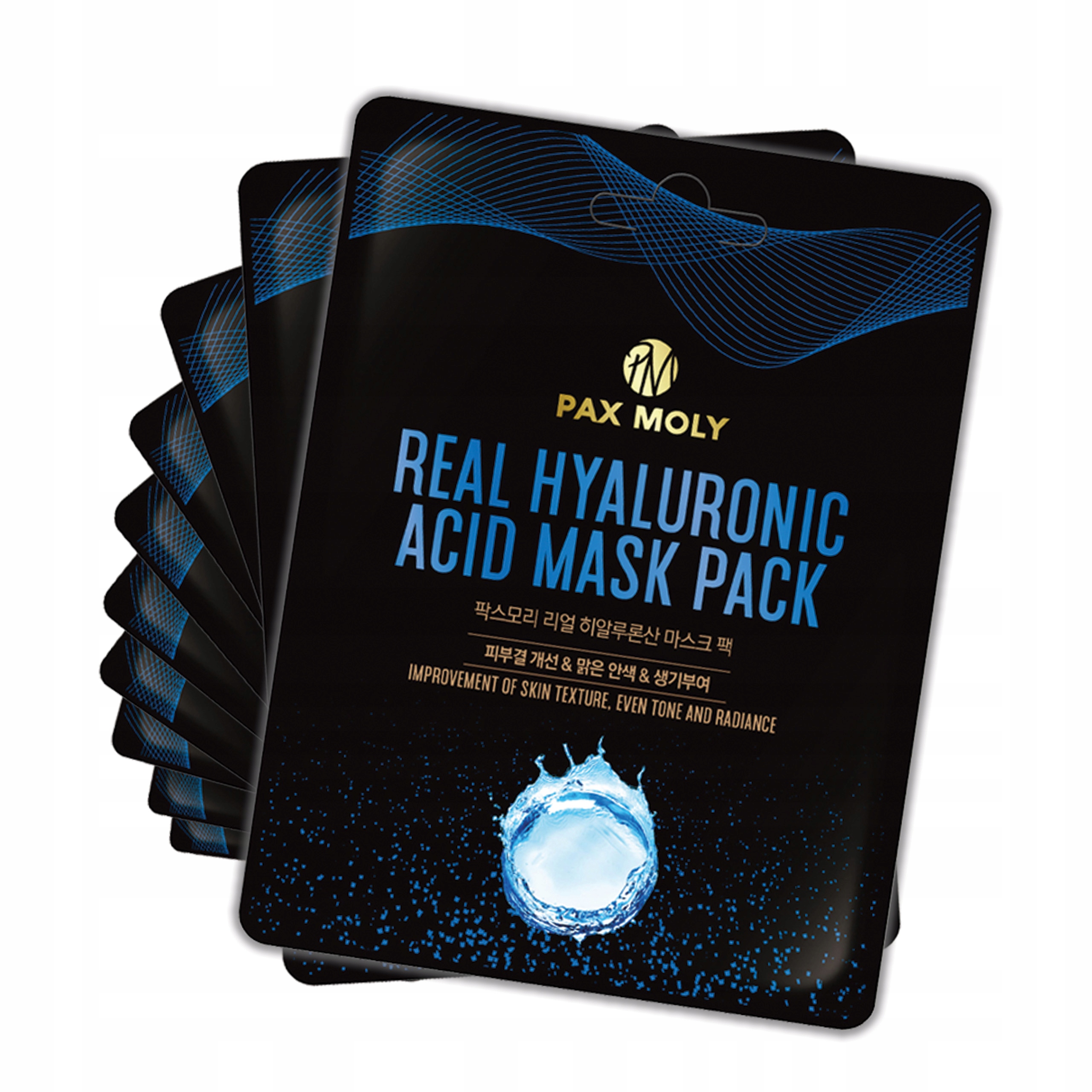 Pax Moly Intenzívne hydratačná pleťová maska 25 ml x 10